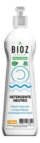 Kit 2x: Detergente Neutro Biodegradável Bioz Green 470ml