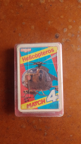 Cartas Naipes Cromy Match 4 Helicopteros