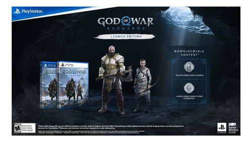 Imagen 1 de 1 de God of War Ragnarök Launch Edition Sony PS4 Físico