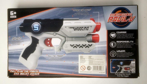 Pistola Lanza Dardos Heat Soft Space Gun Ravil-v Blower