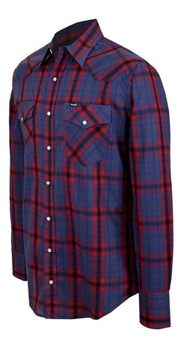 Imagen 2 de 6 de Camisa Vaquera Wrangler Hombre Manga Larga U19