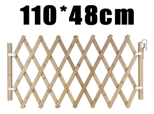Valla De Madera Extensible Para Perros - 110*48cm