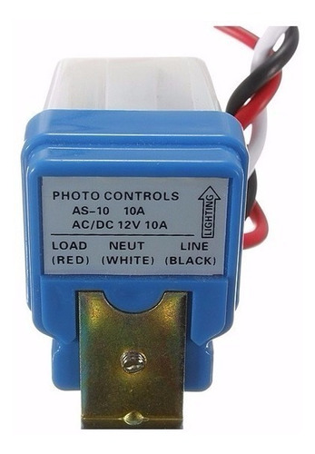 Fotocelda Sensor De Luz Ac / Dc Para 12v 10a