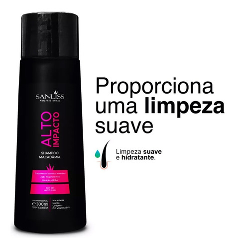 Detok Alto Impacto Sanliss Hidratação Pos Progressiva 300g