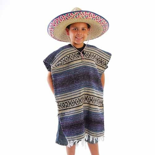 Poncho Infantil Tradicional Sin Sombrero