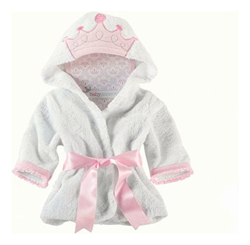 Baby Aspen Little Princess, Bata De Spa Con Gorro, Color