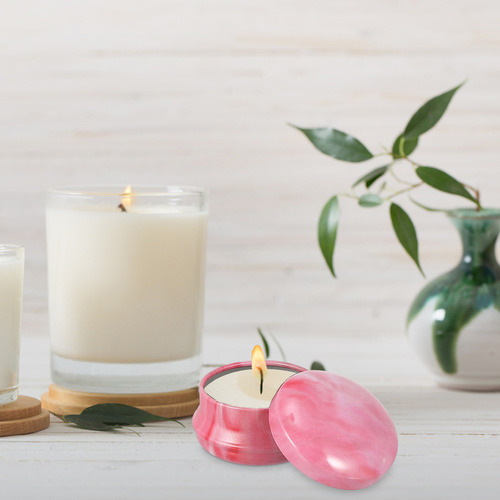 Tarro Con Soporte De Oro Rosa, 12 Unidades