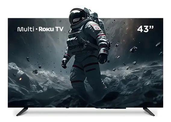 Smart Tv Dled 43 Fhd Multi Roku 3hdmi 2usb Wi-fi Tl056m