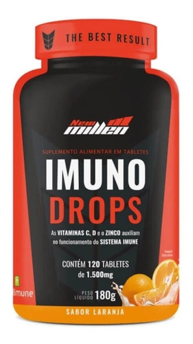Imuno Drops - 120 Tabletes - New Millen - Suplemento