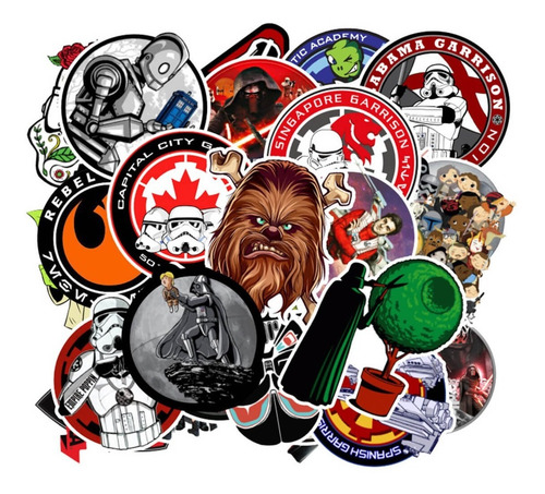 300 Adesivos Malas Viagem Cartoon Geladeira Notebook Skate