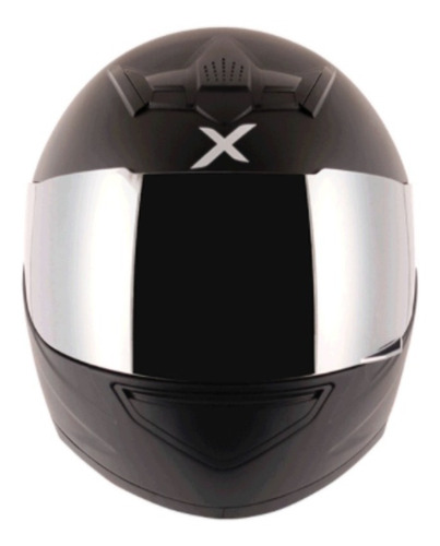 Imagen 4 de 8 de Casco Moto Axor Rage Solid Certificado Dot Y Ece Negro Mate