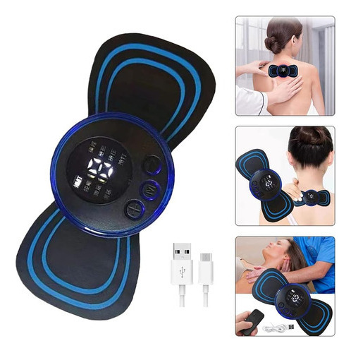 Masajeador Eléctrico Usb De Cuello Espalda Cervical Pierna Color Unico