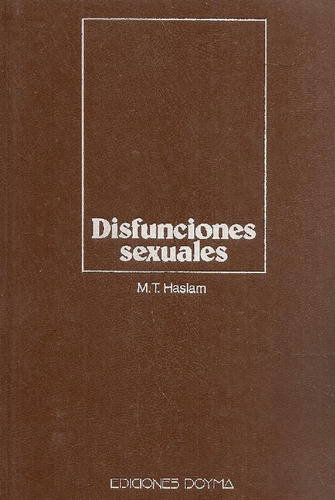 Libro Disfunciones Sexuales De M T Haslam
