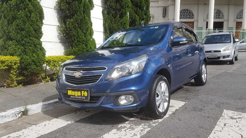Chevrolet Agile Ltz 1.4 8v Automático Completo Azul 2014