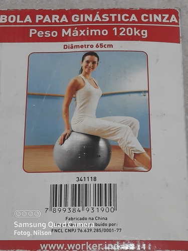 Imagem 1 de 2 de Bola Para Ginástica 65 Cm