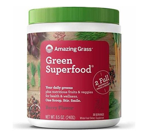 Antioxidante Green Superfood, Amazing Grass, 30 Porciones