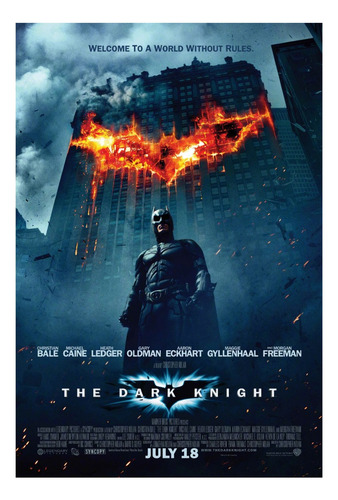 Póster Batman The Dark Knight Christopher Nolan Heath Ledger