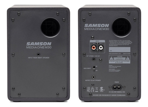 Monitores De Estudio Samson M M30 220v 2