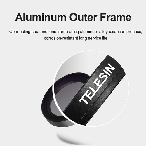 Imagen 5 de 9 de Telesin Is-flt-go2 - Kit De Filtro Para Cámara Con 4 Filtros