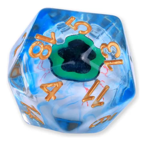 Dnd Dice Rolling Eyeball D20 Dungeon & Dragon Dice Con Un En