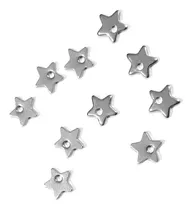Comprar Mini Dije Estrellita De Acero X 10 Unidades Fornituras
