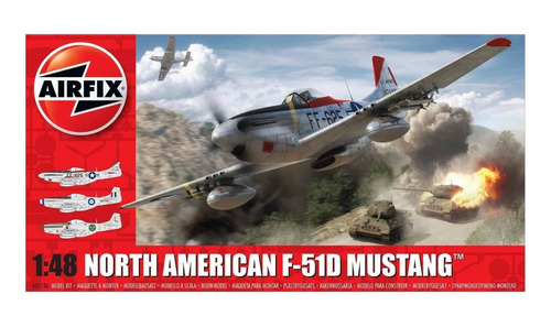 Airfix 05136 North American F51d Mustang 1:48 Scale