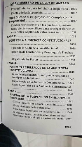 Libro Maestro Ley De Amparo Comentada 2025 +usb P.dura