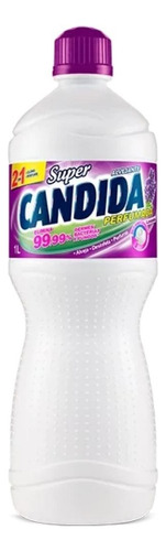 Água Sanitária Super Cândida Perfumada Lavanda 1 L Alvejante