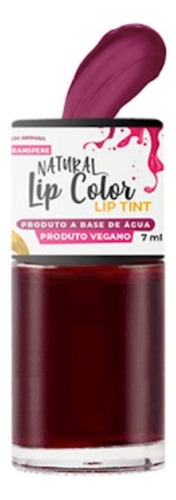 Batom Lip Tint Top Beauty 7ml Natural Lip Color 01 Acabamento Liptint Cor Rosa