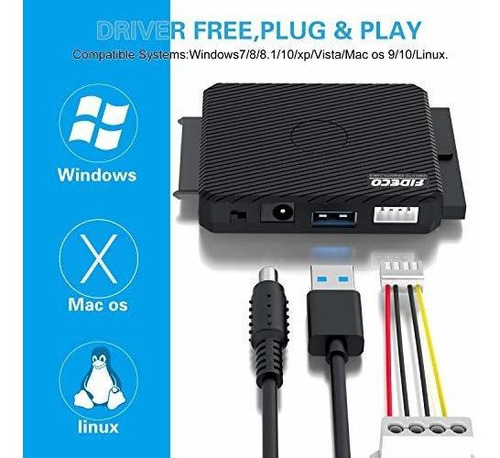 Sata Ide Usb 3.0 Adaptador Disco Duro Convertidor Cable Ww