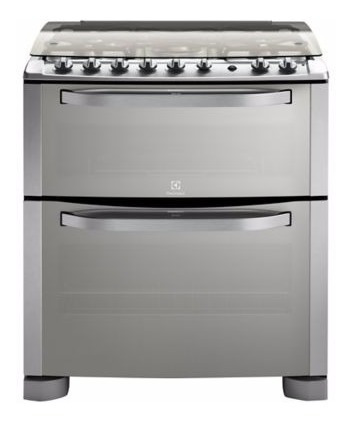 Cocina Electrolux Acero Inox 76dtx Doble Puerta 