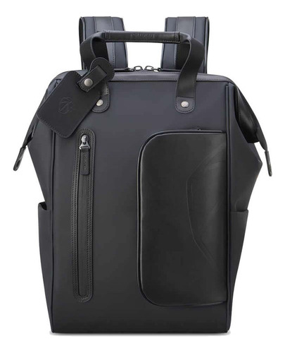 Mochila Portanotebook 14 Impermeable Delsey Peugeot Voyages Color Negro