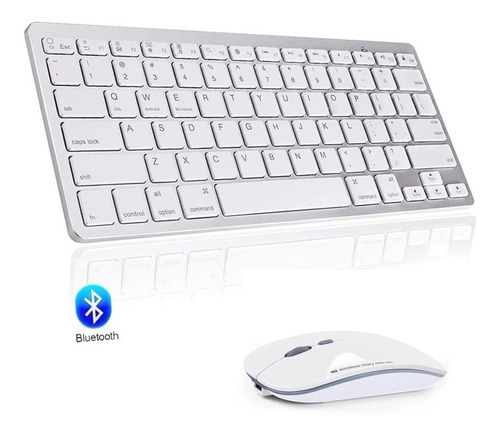 Teclado Bluetooth E Mouse Bluetooth Regaregavel P Macbook M1 Cor de teclado Prata Idioma Inglês US