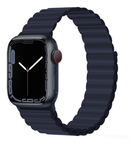 Malla Apple Watch 42/44/49mm Silicona Devia Magnetic - Cover