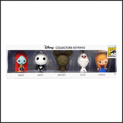 Set Llaveros Disney Collection Comic Con 2015