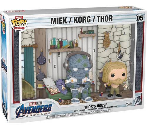 Funko Pop Marvel Avengers - Thor's House Miek, Korg E Thor