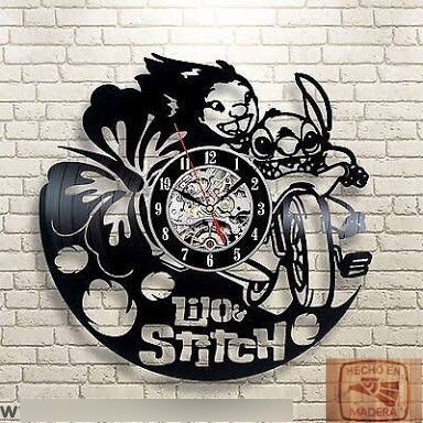 Reloj Corte Laser 1377 Lilo & Stitch Personajes