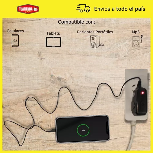 Cargador Teléfono Inova Car-3011 Viajero Con Cable Micro Usb