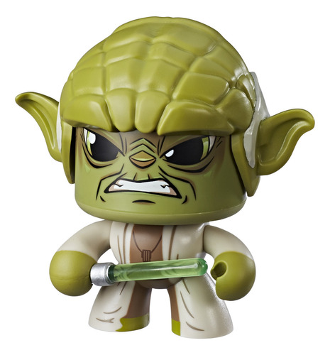 Star Wars Mighty Muggs Yoda #8, Incluye Figura De Acción De