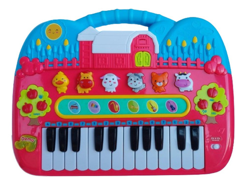 Piano Teclado Musical Granja Centro De Actividades Ok Baby