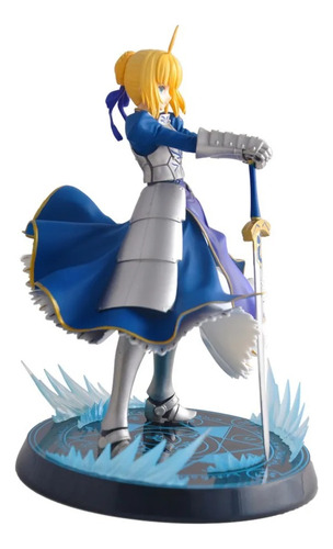 Anime Fate/ Grand Rei Saber Caliburn Battle Scene 23 Cm
