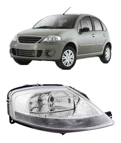 Semioptica Citroen C3 2003 - 2010 Der. Manual