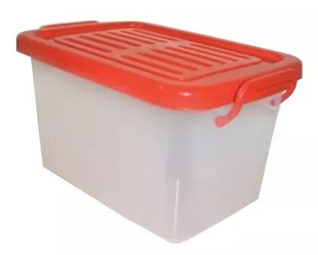 Caja organizadora portátil para manualidades, 3 litros, Armario de  plástico para archivos: almacenamiento de oficina simplificado