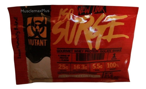 Vaso Mutant Stadium 32 Oz + Sobre Proteína Iso Surge Gratis