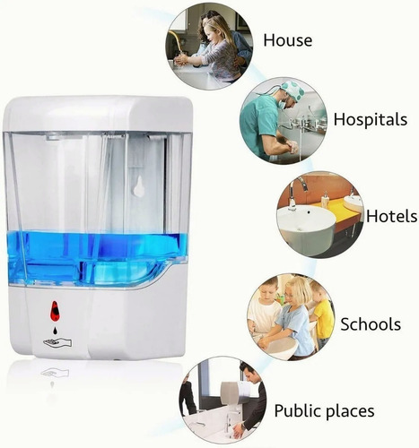 Imagen 6 de 10 de Dispensador Automatico Despachador Gel Antibacterial Jabon