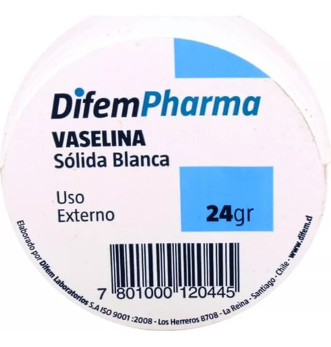 Vaselina Solida Blanca 24 Gr Difem Pharma