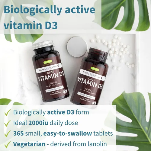Suplemento Diario De Vitamina D3 Igennus Pure & Essential, 2