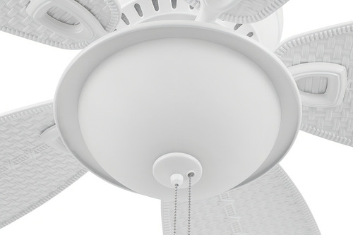 Ventilador De Techo Exterior C/luz Coolfan Huracán C/cadena Cantidad De Aspas 5 Estructura Blanco Aspas Chocolate Diámetro 52 Material De Las Aspas Plástico