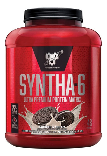 Bsn Syntha-6 Proteina Ultra Premium 5,04 Lbs Cookies & Cream