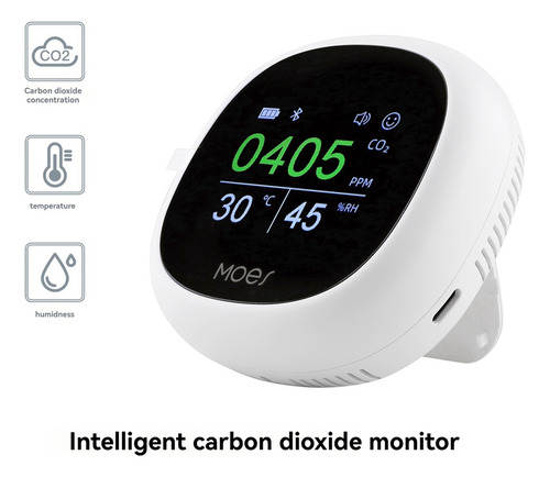 Medidor Inteligente De Dióxido De Carbono Tuya De Temperat